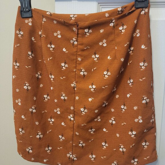 Aeropostale Orange Floral Skirt - Picture 2 of 3
